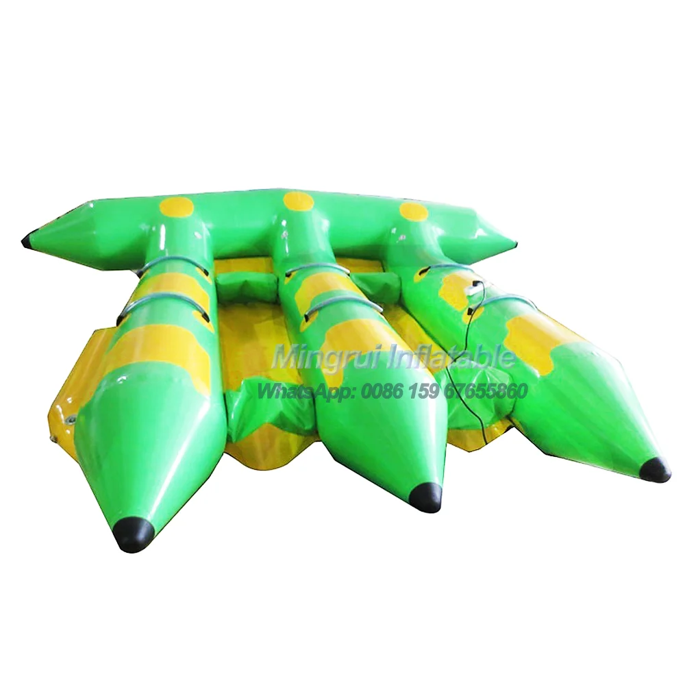 Inflatable Banana Boat, Flying Fish, Towable Tube, Water Park Games