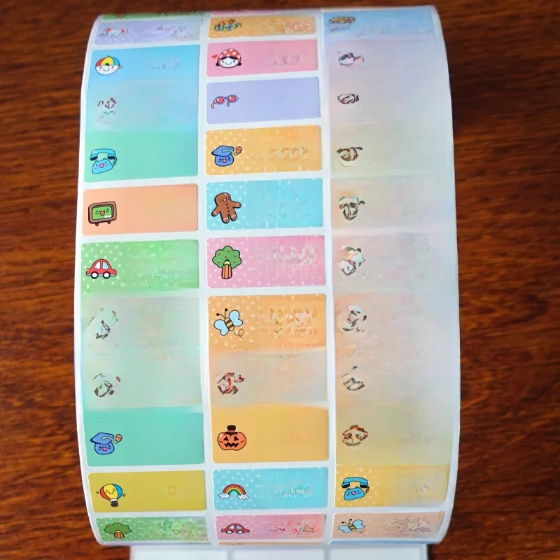 120Pcs Name Aufkleber Individuelle Aufkleber Vielzahl Cartoons Wasserdicht Personalisierte Etiketten