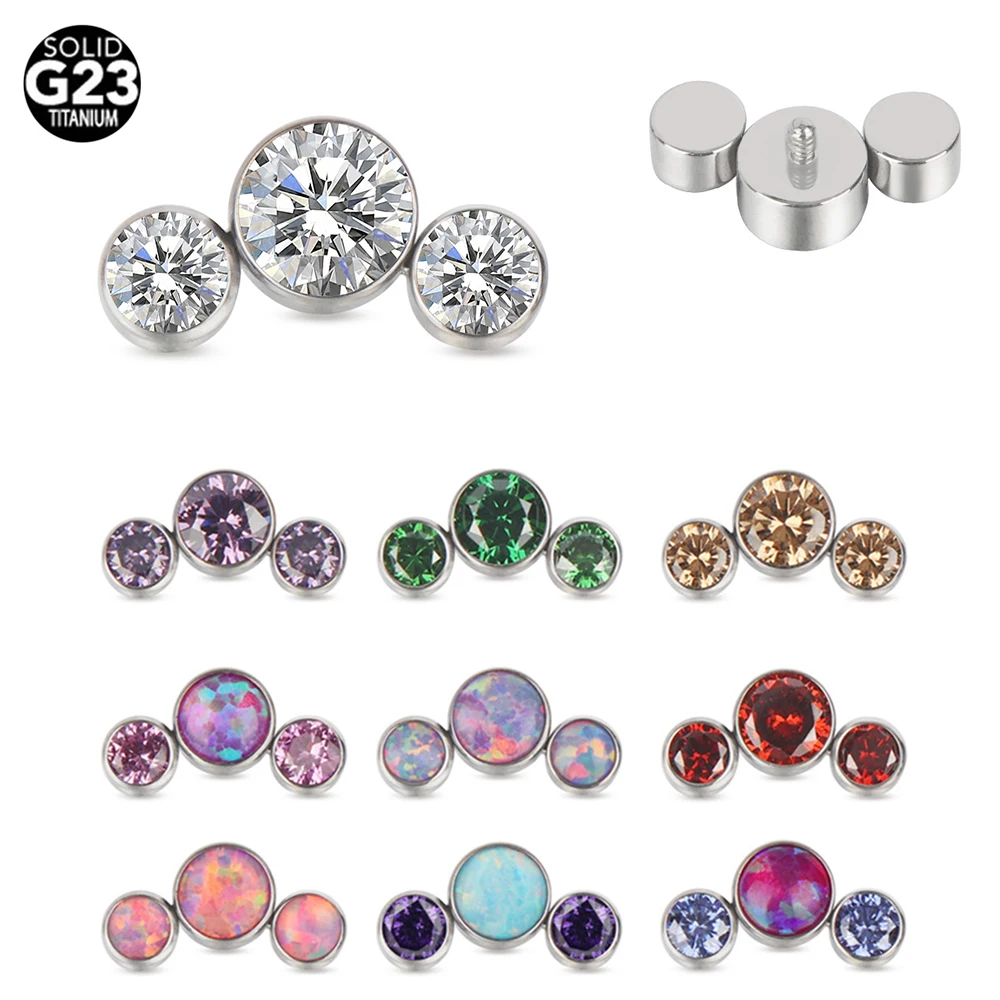 F136 Titanium Micro Dermal Piercings 14G/16G Dermal Top Micro Dermal Anchor Skin Diver Hide in Surface Piercings Body Jewelry