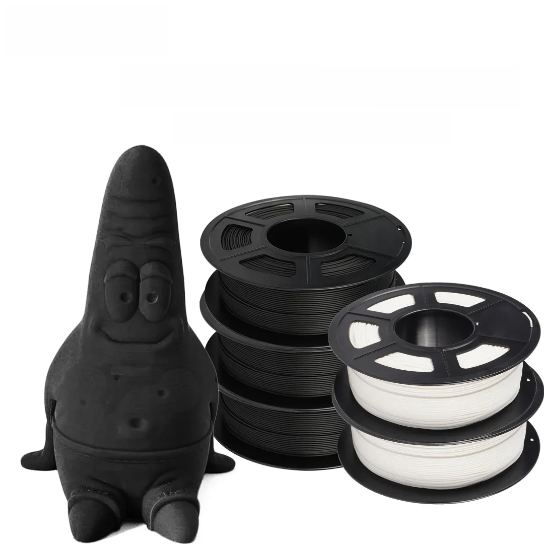 SUNLU 5KG PLA Matowy włókno Matowa tekstura Niepołyskująca powierzchnia drukowana 1,75 mm Bezzapachowy Brak pęcherzyków Nietoksyczny Porządkowo ułożony — zdjęcie produktu 7