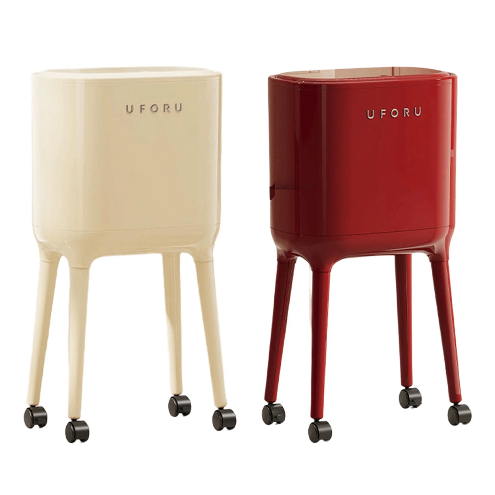 

Press Type Trash Can Hands-Free Garbage Can Wastebasket Garbage Basket For Kitchen Home Use Large Capacity Movable With Lid