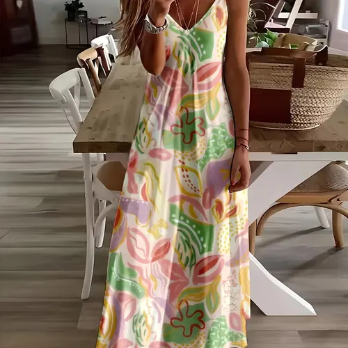 Imagen 2 del producto Vestido largo de verano de vacaciones en la playa