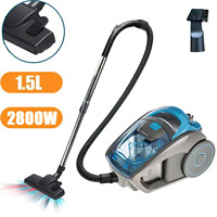 2800W portable vacuum, 15000PA suction, Multi-Cyclonic Filtration, Corded Vacuum for Hard Floors, Carpets, Pet Hair