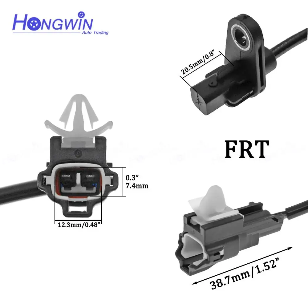 ABS Wheel Speed Sensor Rear Front Left Right For Hyundai Sonata Azera 05-11 598103K000 598303K000 599103K001 599303K001 5S7718