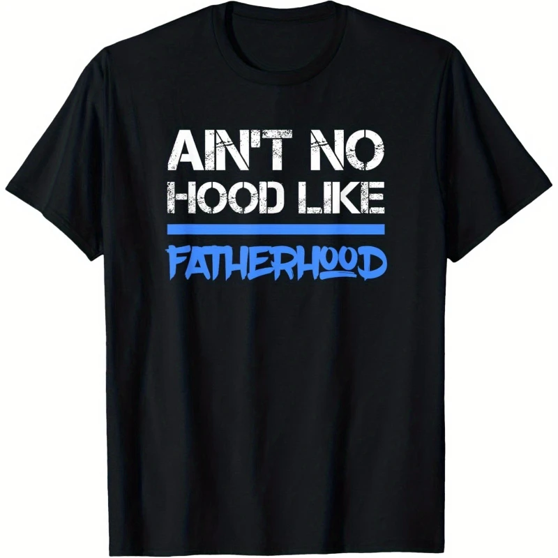 

Fathers Day Quote Dad Love Fatherhood Daughter First Pure Cotton T-Shirt Loose style new T-shirt casual and comfortable S-5XL