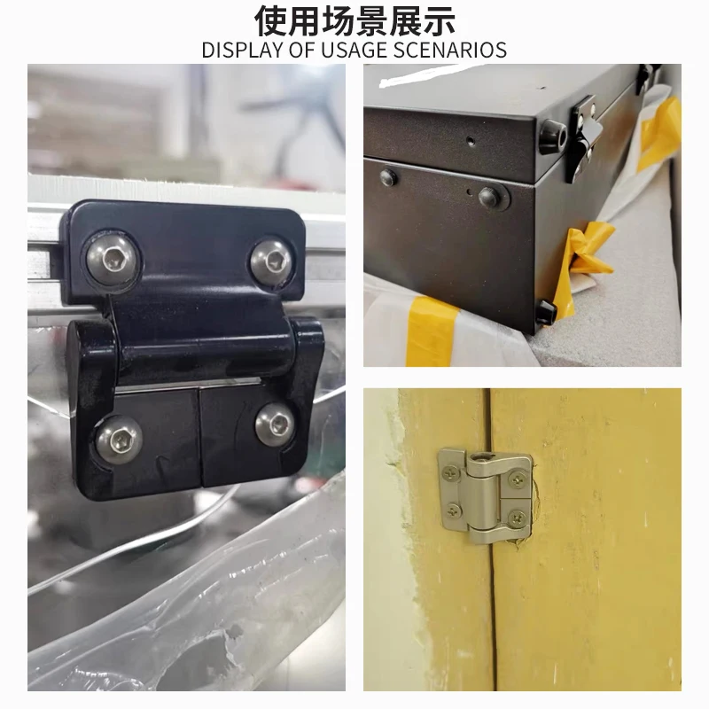 Zinc Alloy Any Stop Positionable Rotatable Tiltable I-Shaped Torque Hinge Industrial Equipment Biaxial Hinge