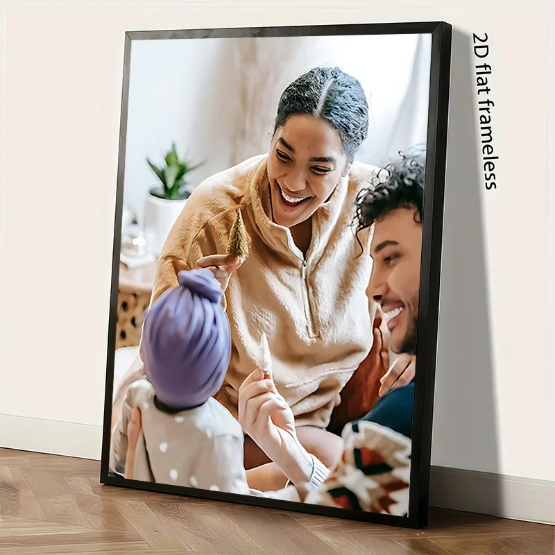 1 canvas painting, personalized custom printed canvas wall art, can be customized with family photos for decoration