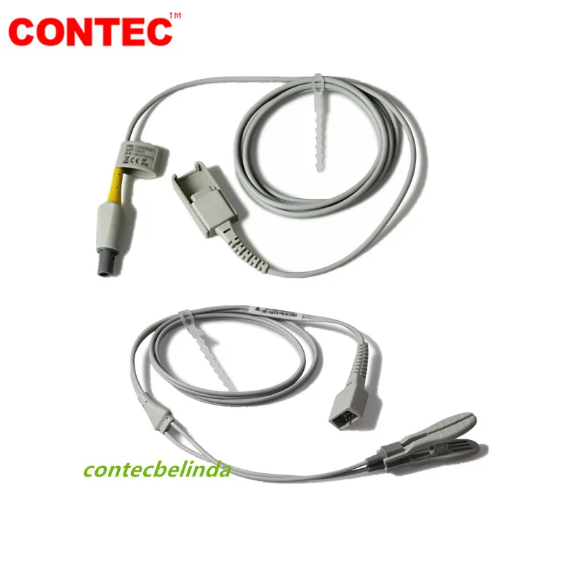 CONTEC CMS6000 Adult Neonate Vet Portable 6 Parameter Patient Monitor vital signs monitor ECG NIBP RESP SPO2 PR TEMP