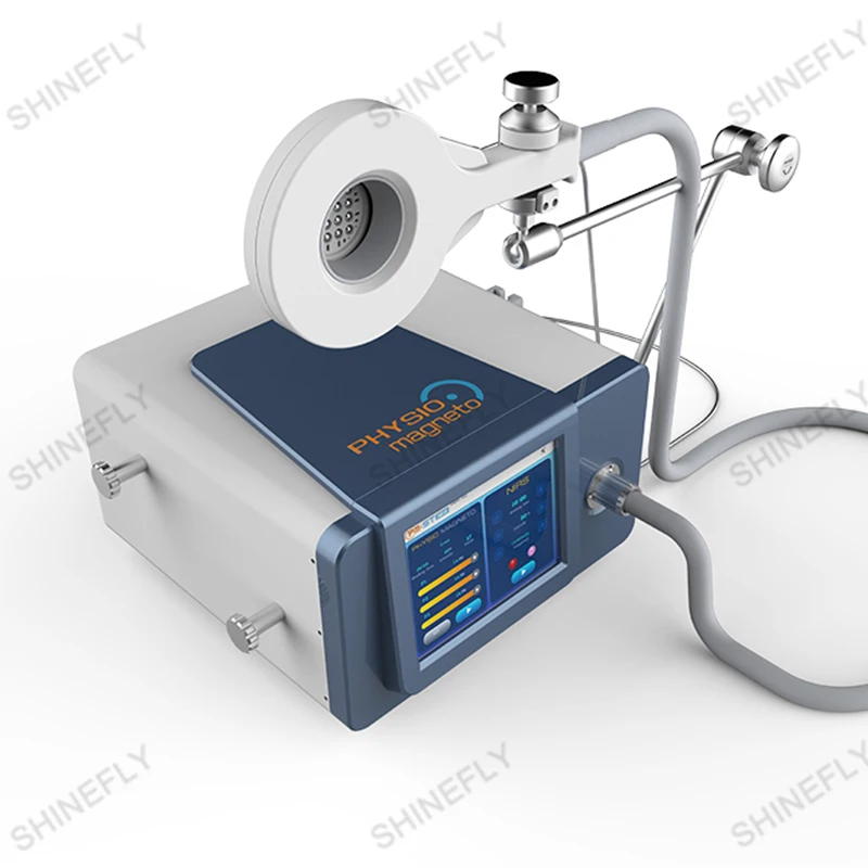 2024 Physio Magneto Plus Laser Therapy 808NM Super Transduction Pulse Electromagnetic Field EMTT Extracorporeal Machine