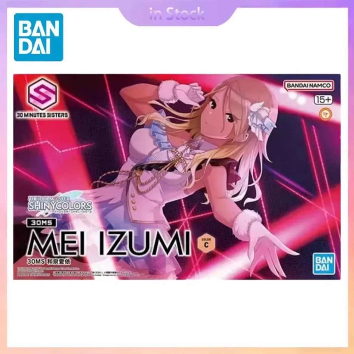 

В наличии оригинальная фигурка Bandai Mei Izumi Color C 30MS из коллекции аниме iDOLM@STER SHINY COLORS, модель для сборки.
