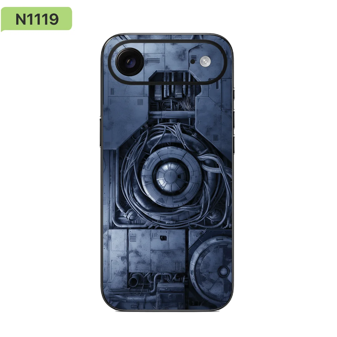 Pelle avvolgente in vinile ultra resistente per iPhone 17 Air – Nexa Skins serie IA053 – Adesivo protettivo antigraffio Elite