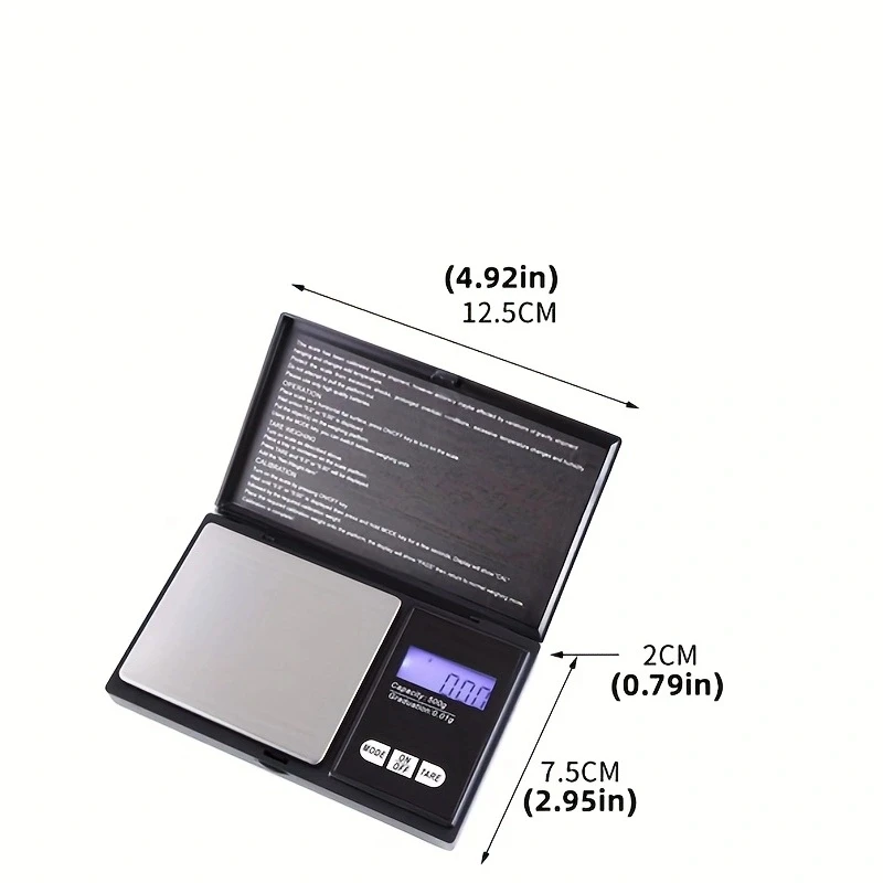 Digital Pocket Scale, Mini Scale Grams and Ounces, High Precision Smart Scale with LED Display, Electronics, Jewelry, cCooking