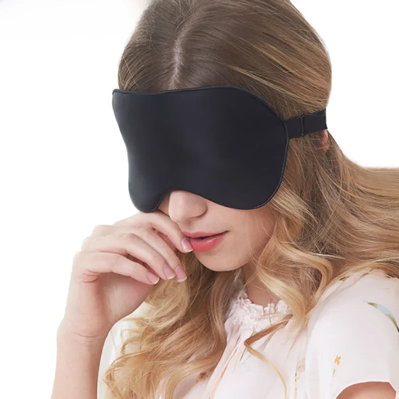 100% natur Mulberry Silk Schlaf Maske Weichen Augenbinde Glatte Eye Maske Schlaf-beihilfen Eyeshade
