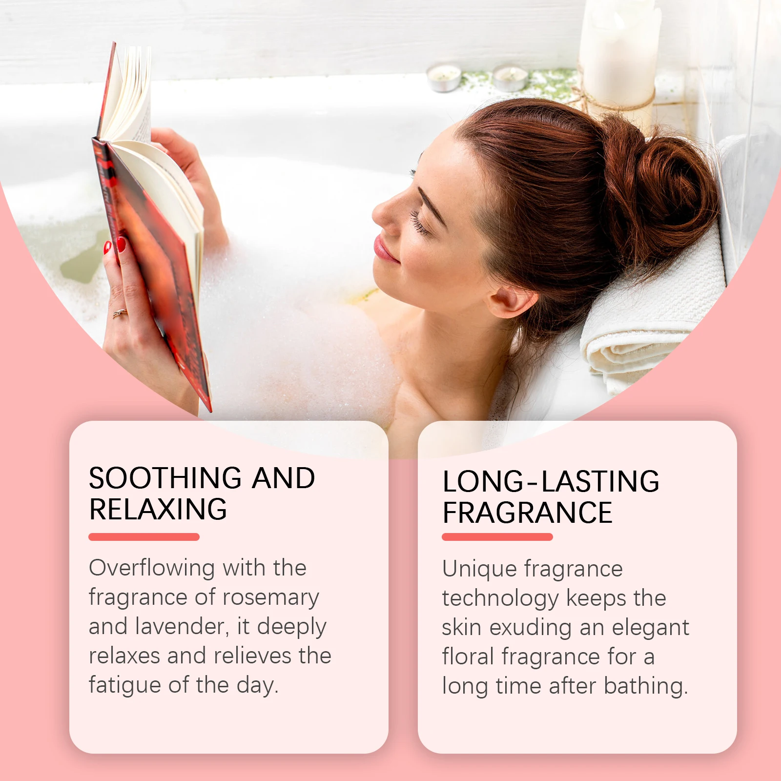 Oceaura 6pcs Fragrance Bath Bombs Nourish Moisturizing Skin Stress Relief Body Natural Kid Wash Spa Exfoliating Skin Shower Ball #2