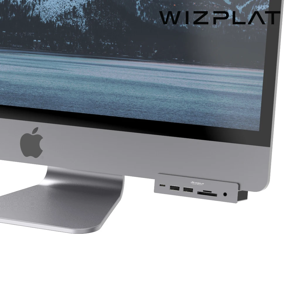 WIZPLAT WIZ-H52PRO 7 in 1 Multi USB Hub M4 M3 M1 NEW iMac-one fixed hub HDMI SD Card Audio