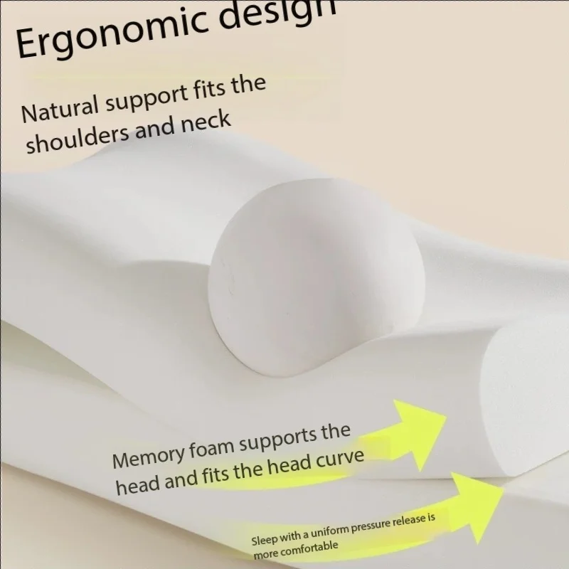 اشتري 1 واحصل على 2 مجانًا (حجم كبير)، وسادة مريحة للرقبة مع وسادة واحدة من إسفنج الذاكرة وأغطية وسائد بديلة بديلة، وسادة سرير لتقويم العظام من إسفنج الذاكرة، مناسبة للنوم الجانبي، وأكياس الظهر المعدة المريحة