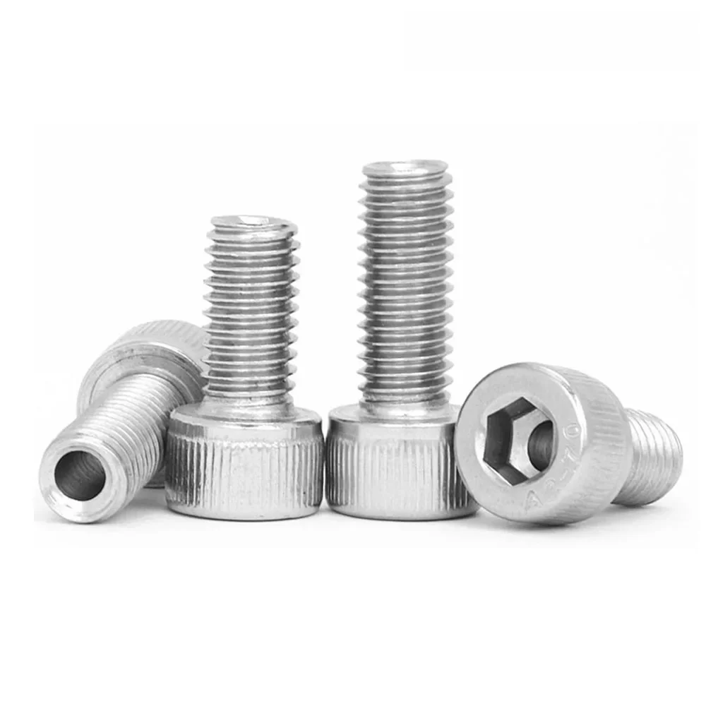 M1.6 M2 M2.5 M3 M3.5 M4 à M16 304 trou creux en acier inoxydable à travers le passage aérien Allen hexagone à six pans creux vis à tête boulon