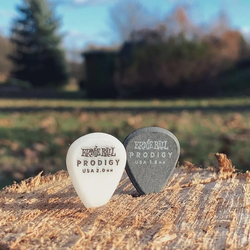Plectres de guitare Ernie Ball EB Prodigy – 1 pièce unique – 6 formes et 2 tailles