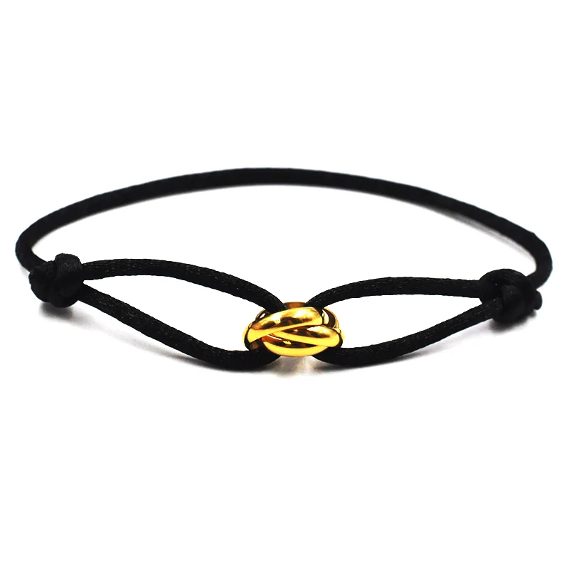 Luxuriöses Unisex-Armband, 3, Metallschnalle, Handkette, verstellbares Herren-Seil-Armband für Damen, Schmuck, Geschenke