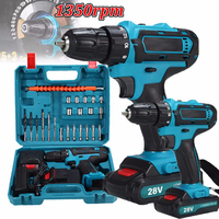 28V Cordless Electric Tool Combo Set Mini Electric Driver High Torque 48N.m Electric swdriver Tool Woodworking Power Tool