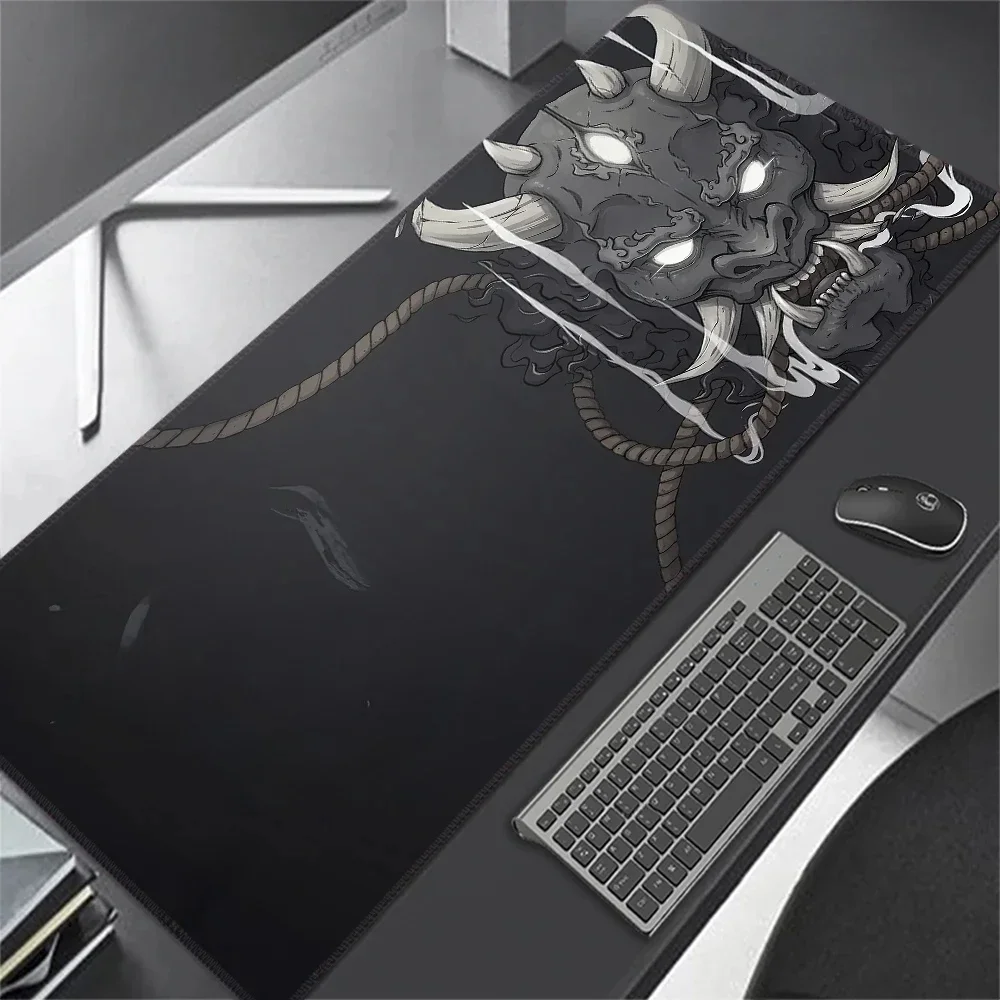 Podkładka pod mysz z motywem japońskiego anime Black Oni, mata na biurko do mini PC, antypoślizgowa gumowa podkładka pod laptopa, akcesoria do gier biurowych dla graczy — zdjęcie produktu 7