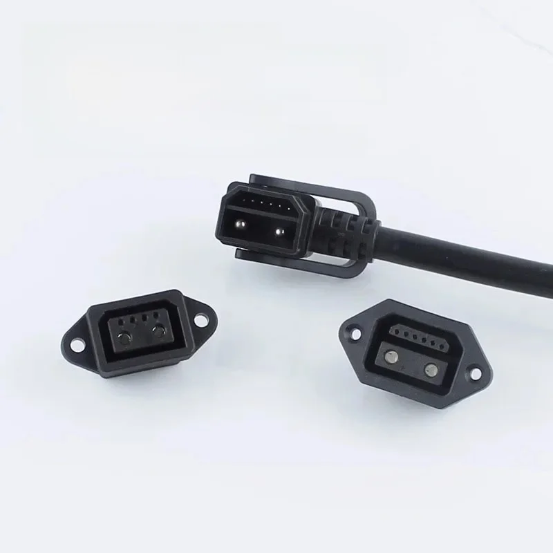 AliExpress DIVEDEER 40A 2+4 2+6 Charging Plug Socket Electric Vehicle Lithium Batter Charging Male Female Connector Cable E-bike Power Battery Head