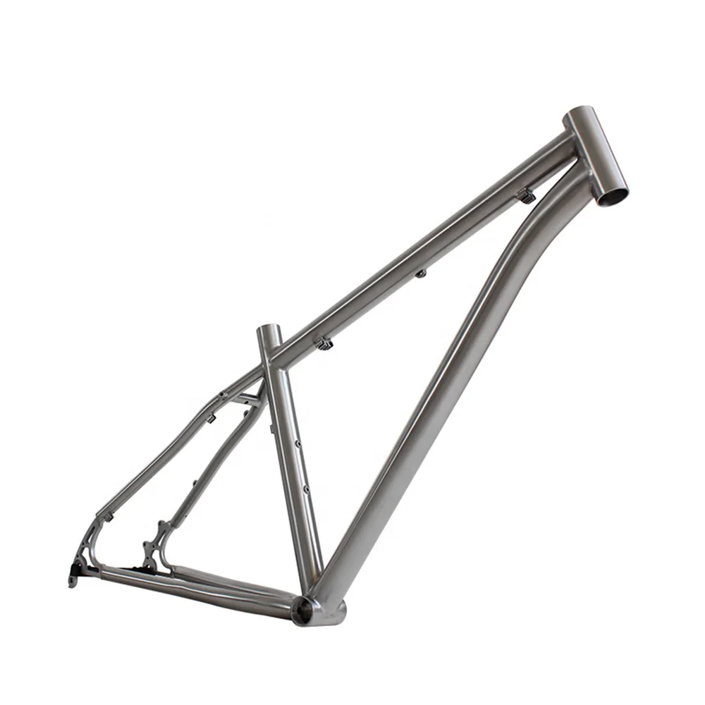 Titanium Alloy MTB Bike Frame with Disc Brake, Modified Bicycle, Mountain Bike Accessories, 26, 27.5, 29er