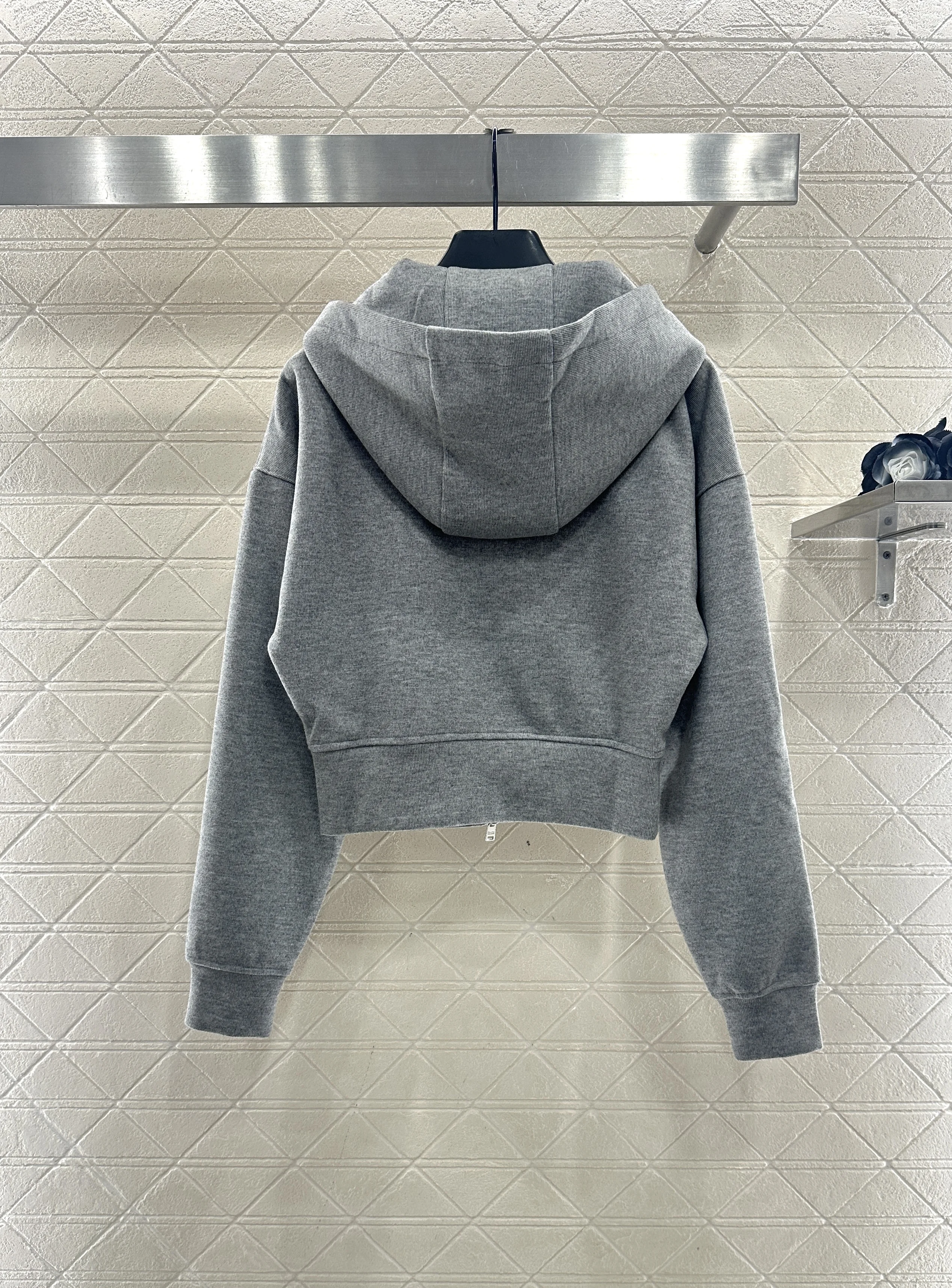 

25SS осенне-зимняя женская куртка с капюшоном на молнии, комплект длинных брюк LH234