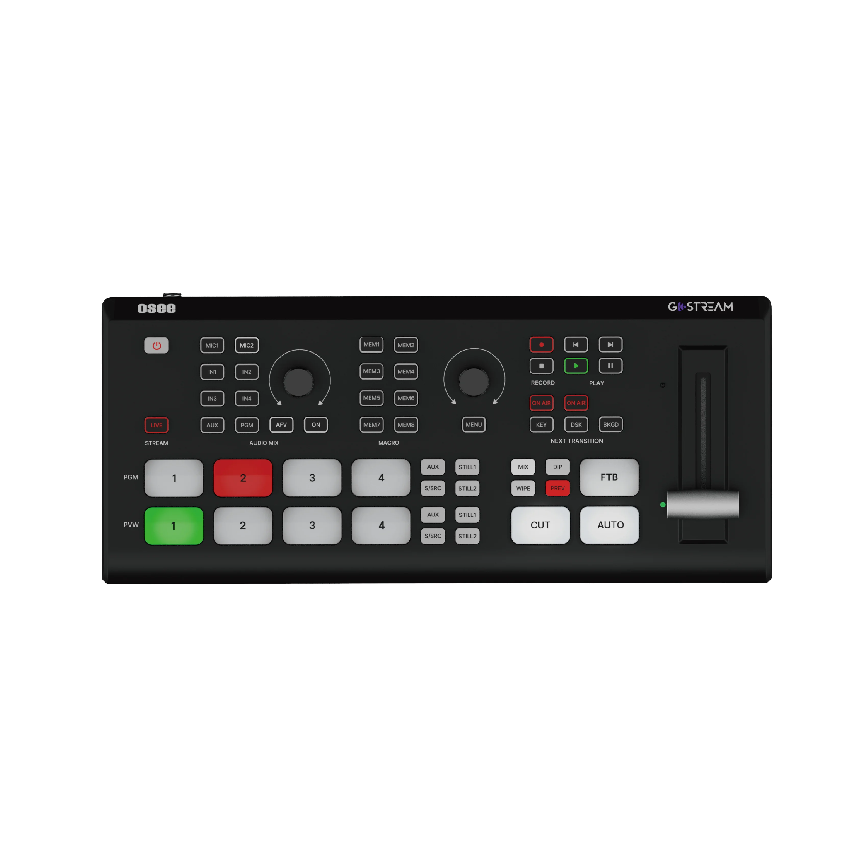 Osee GoStream Deck HDMI USB2.0 Video Mixer Switcher Capture Card Box With NDI Updatable Video Switcher Mixer For Live Streaming