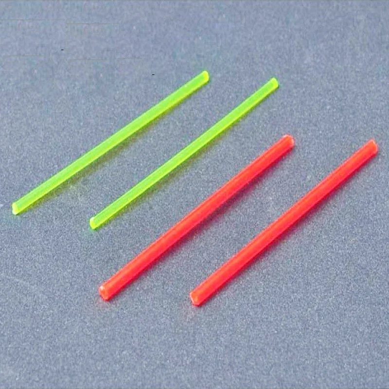 4 pouces fibre optique arc vue Fiber rouge vert Orange 1.5/2/.0/2.5/3mm fronde ou arc composé broche de vue arc vue accessoire