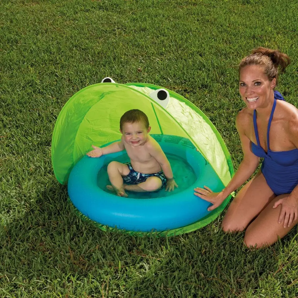 BW 51110 King Snow Shade Embossing Water Play Pool Green