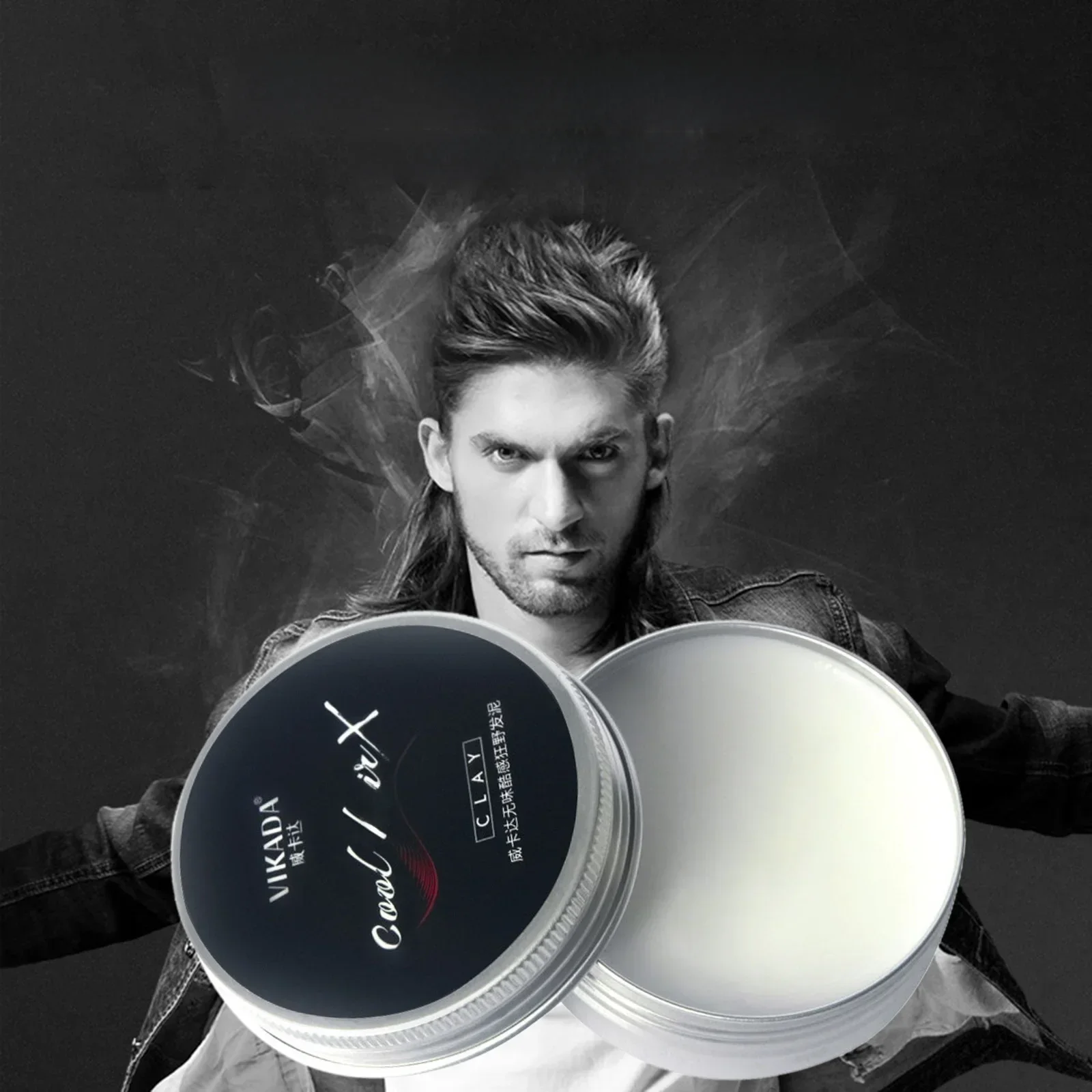 Cire coiffante mate pour hommes, boue coiffante, forte tenue, Non grasse, mode, usage quotidien, faible brillance, Pour Cheveux