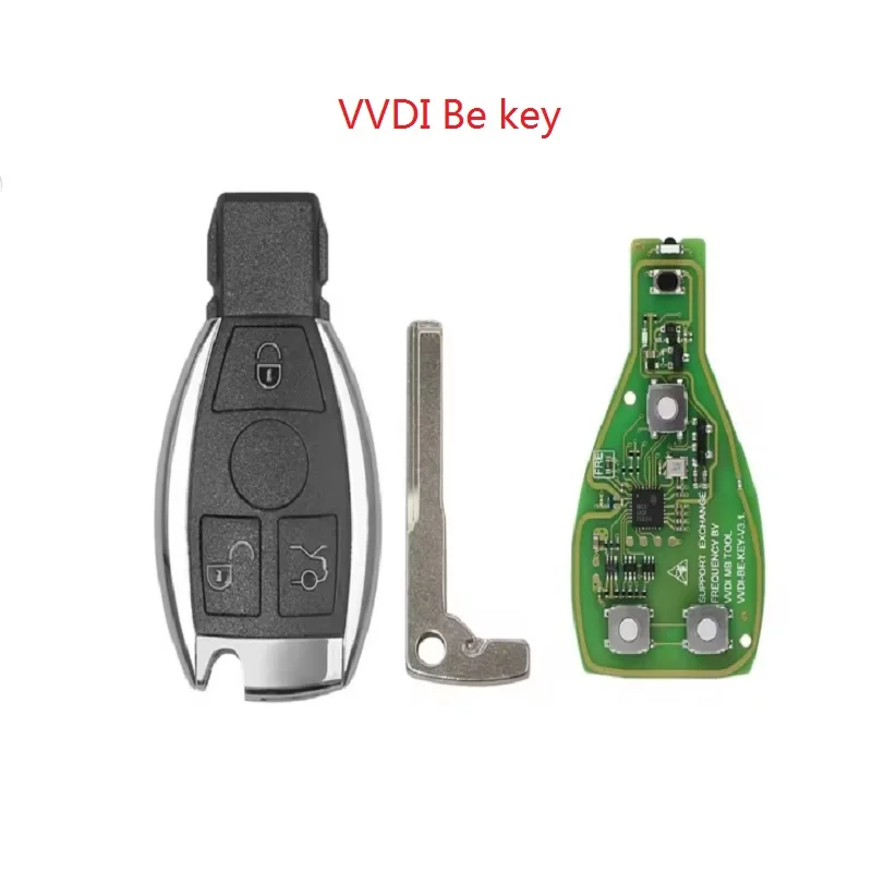 

Xhorse VVDI BE Key XNBZ01EN For Mercedes BGA NEC Remote Key Chip Improved Version 315/433MHz Green Board for Benz Key Control