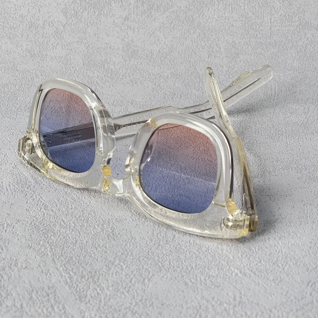 JACQUES DEVAUXI Ретро круглые ацетатные очки — дизайнерские очки по рецепту для мужчин и женщин, высококачественные очки для близорукости с Uni