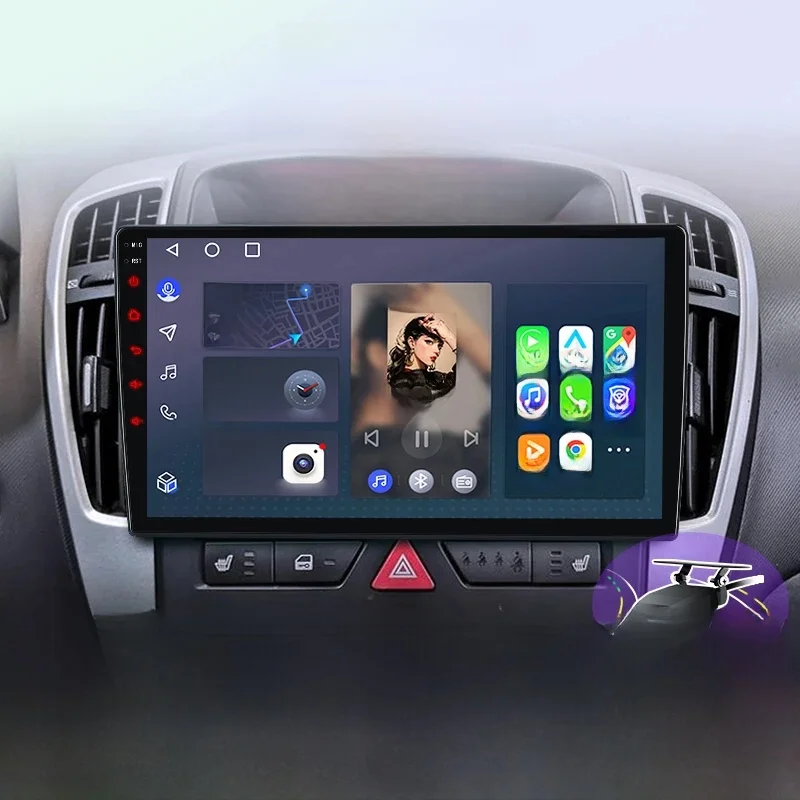 Draadloze CarPlay voor Apple Android Auto Radio GPS voor KIA CEED 2007 2008 2009 Multimedia RDS 4G WiFi DSP scherm stereo auto - afbeelding 2