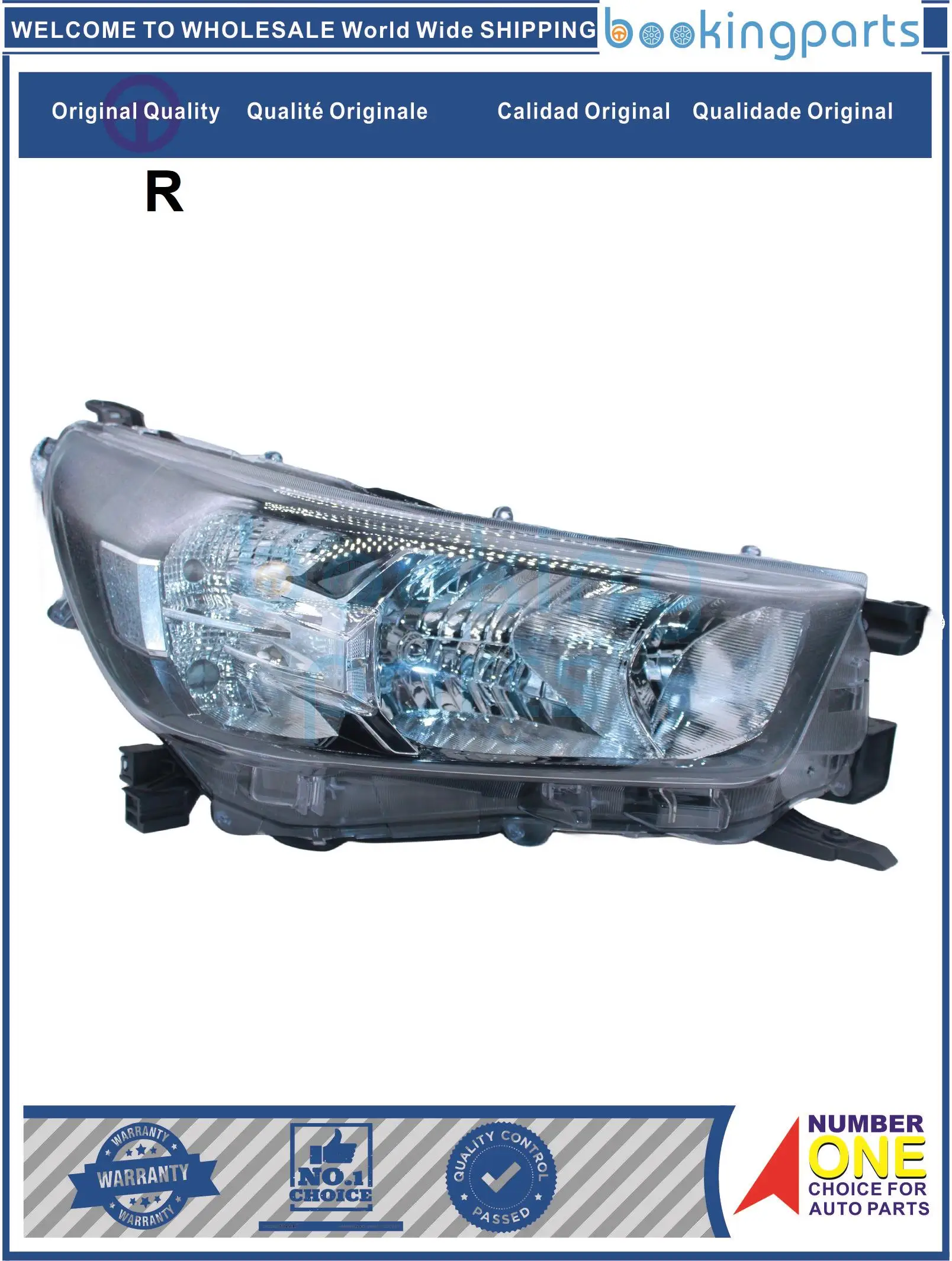 HEA15663(R), Headlamp For TOYOTA HILUX 2020