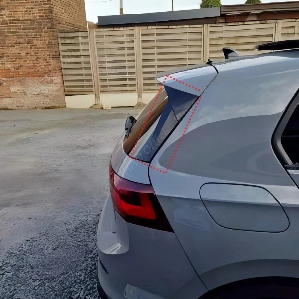 Becquet de pare-choc latéral arrière, 2 pièces, pour Volkswagen Golf 8 MK8 GTI GTD TSI TDI 2020 2021 2022 2023, Kit d'aile, accessoires automobiles, réglage