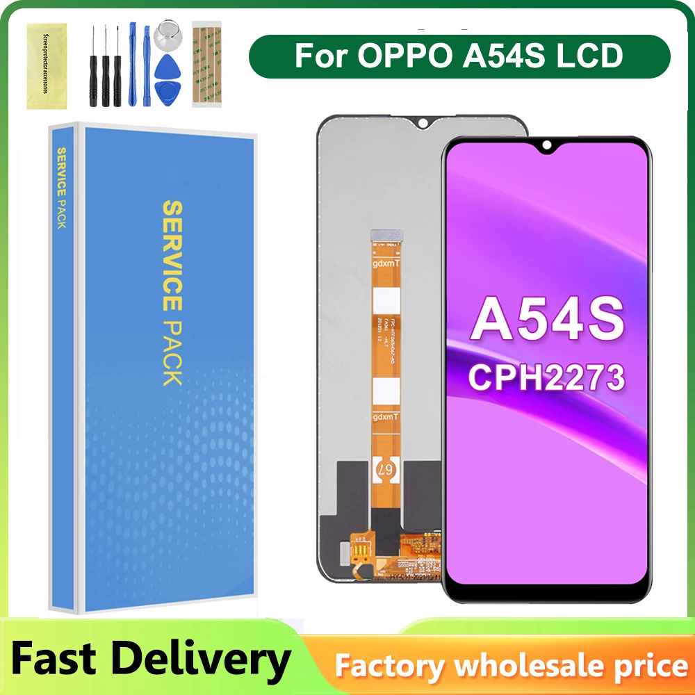 6.52\'\' For Oppo A54s LCD CPH2273 Display With Frame Touch Screen Assembly For Oppo A54S LCD Replacement Repair Parts