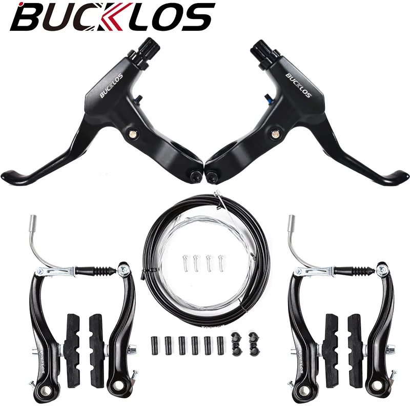 

BUCKLOS Велосипедный V-тормозной комплект FR5 Велосипедный тормозной рычаг SD3 Bike V Тормозной суппорт Комплект тормозов для обода велосипеда