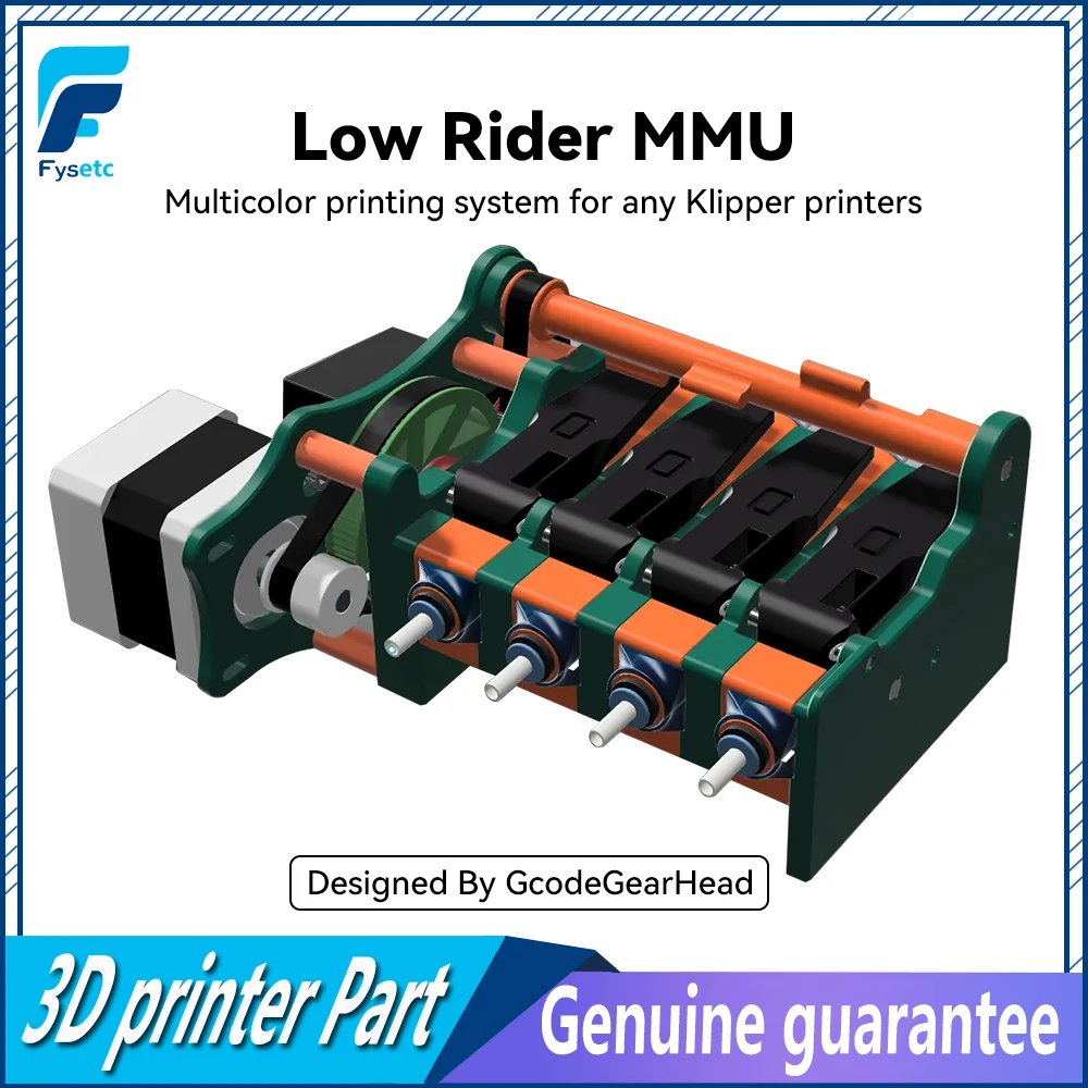 

Upgrade Low Rider MMU For Klipper 3D Printers Multicolor Printing System For Any Klipper Printers