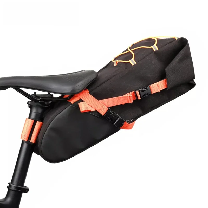 AliExpress BENG GUO Bike Saddle Bag Waterproof MTB Road Bicycle 10L Large Capacity Cycling Under Bag Foldabe Tail Rear Bag Outdoor Trunk Accessories