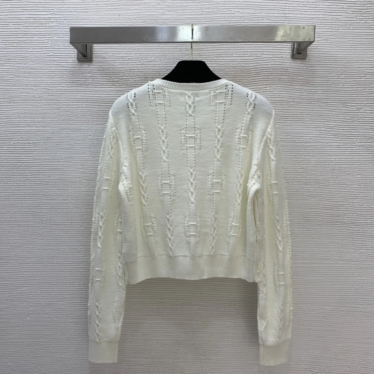 

High-quality autumn and winter women's short-length versatile pullover long-sleeved knitted shirt top SU244