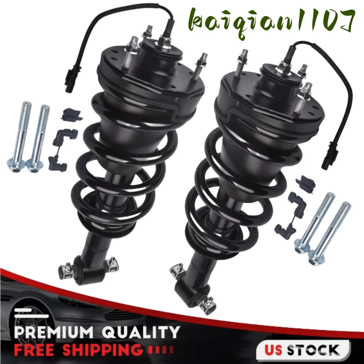 

Пара передних подключаемых быстродействующих амортизаторов Magnetic Ride для Cadillac Escalade GMC Yukon Suburban Tahoe 2015-20 гг. 84176631