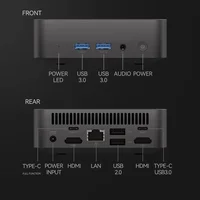 NEW Mini PC Intel Core I9 8950HK/i3 6100 Windows 11 Pro 16GB RAM 1TB 2TB SSD WiFi6 Portable Office Desktop Gaming Computer PC 6