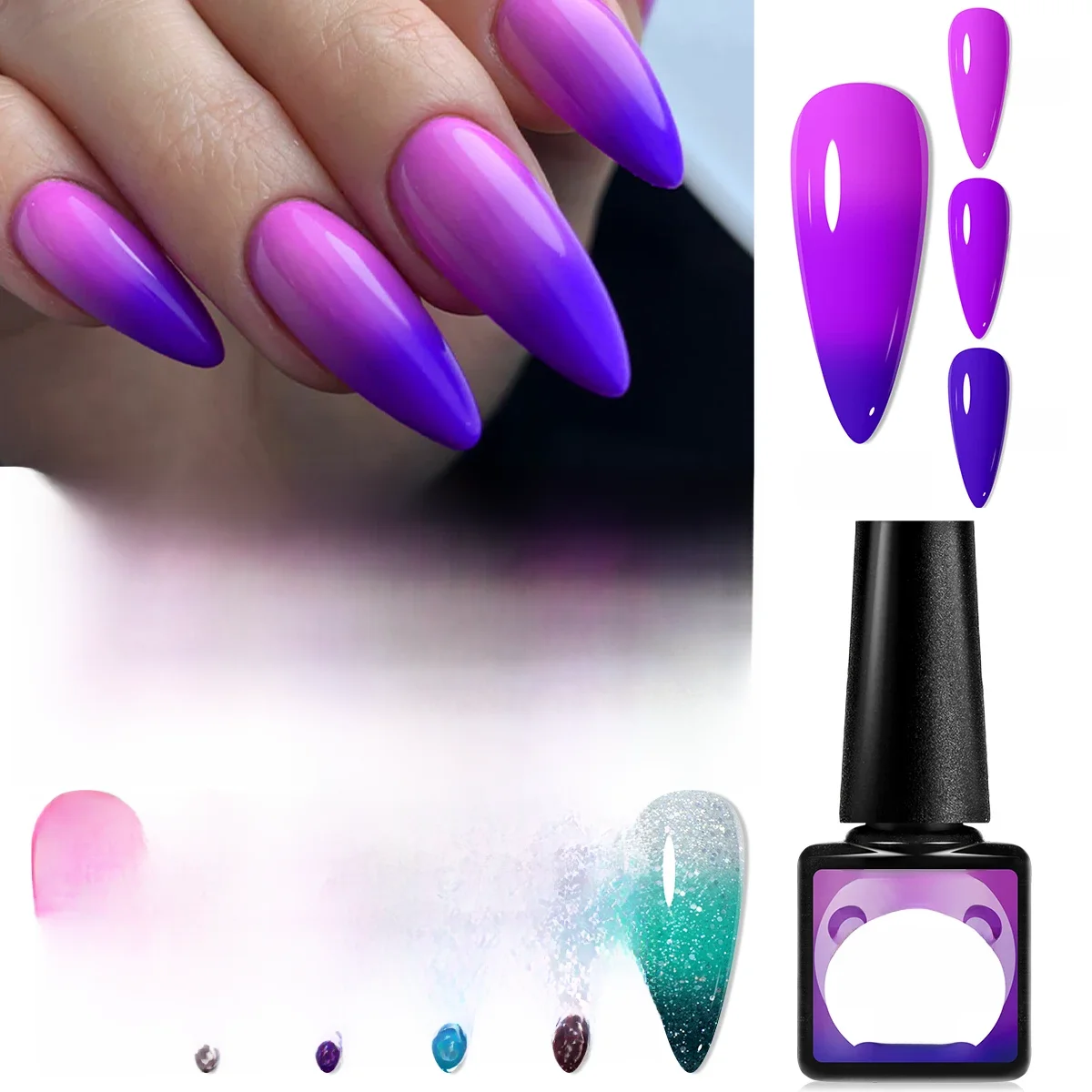 ChimThermal-Verhéritage à Ongles Gel pour Salon et Maison, 3 Couches, Document de Température, Proxy Gel, Longue Durée, Nail Art, DIY, 7ml