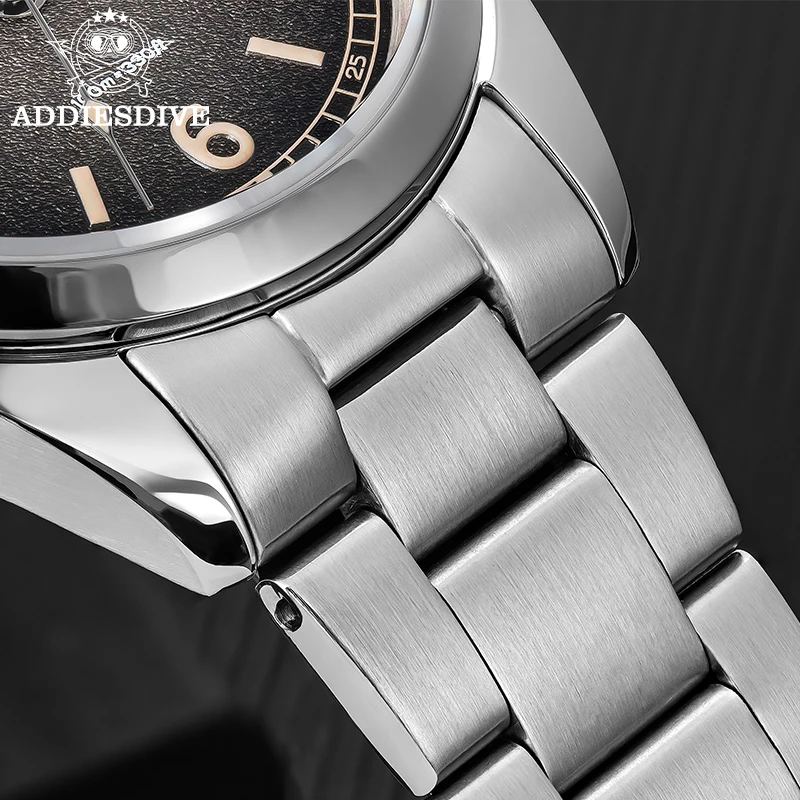ADDIESDIVE Sapphire Glass Woman Wristwatch Luxury 36mm Japan Quartz Stainless Steel 100m Waterproof Diver Woman Watch Luminous