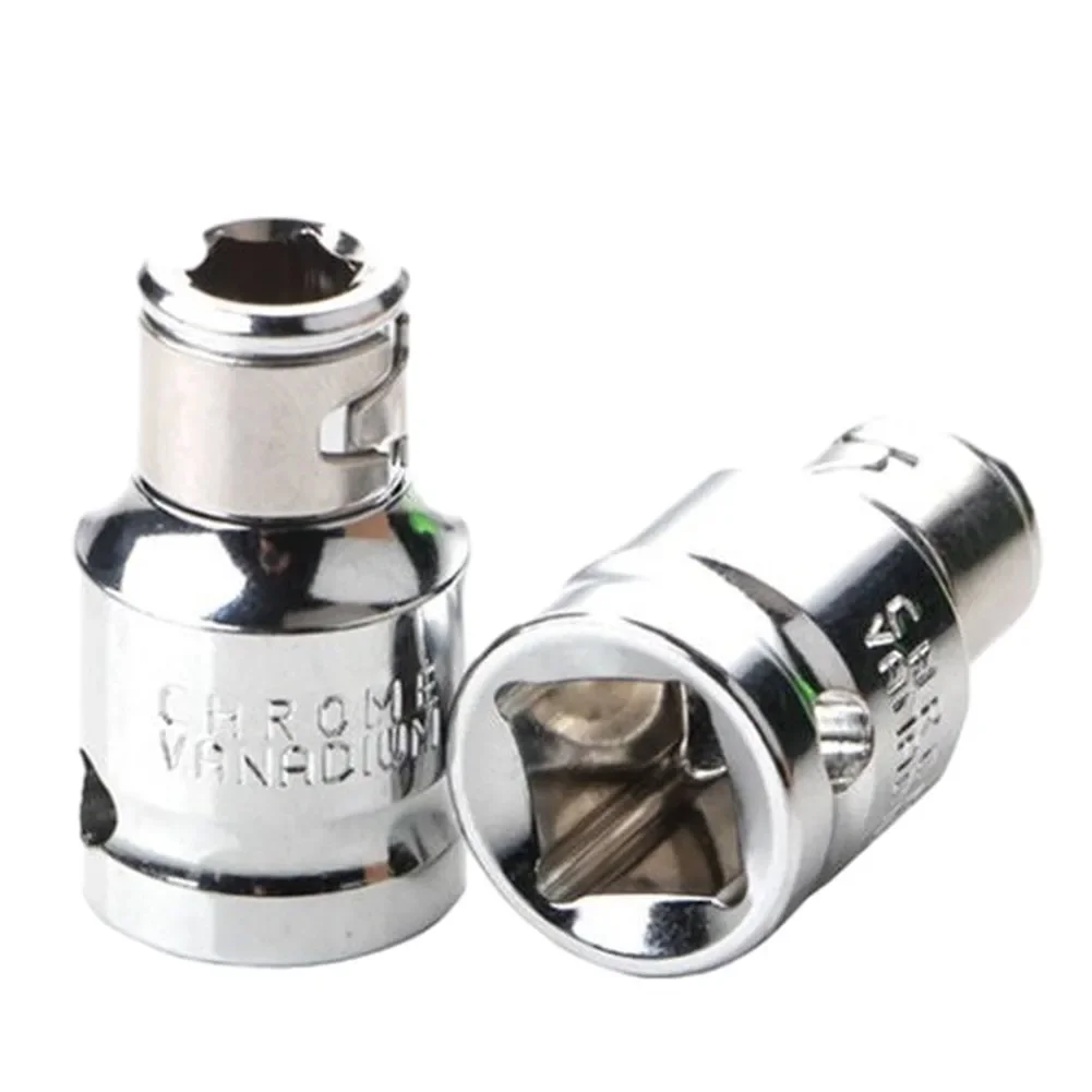 AliExpress 1pc 3/8 Square To 1/4 Hex Connecter Steel Socket Adapter Screwdriver Bit Impact Socket For Bicycle