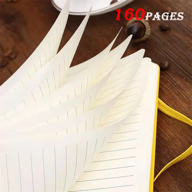 Tagebuch-Notizbücher A6/A5 zum Schreiben, Planer, Notizblock für Arbeit, Reisen, 160 Seiten, 80 g/m2, Hardcover-Tagebuchpapier, Agenda 2025–26 Bullet – Detail 10