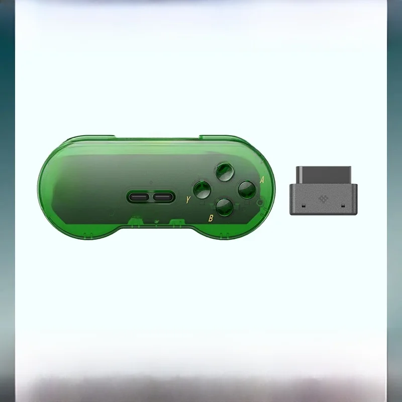 8bitdo-Manette de jeu SN30 2.4G sans fil, pour SNES/SDavid d'origine (vert diversifié) 3