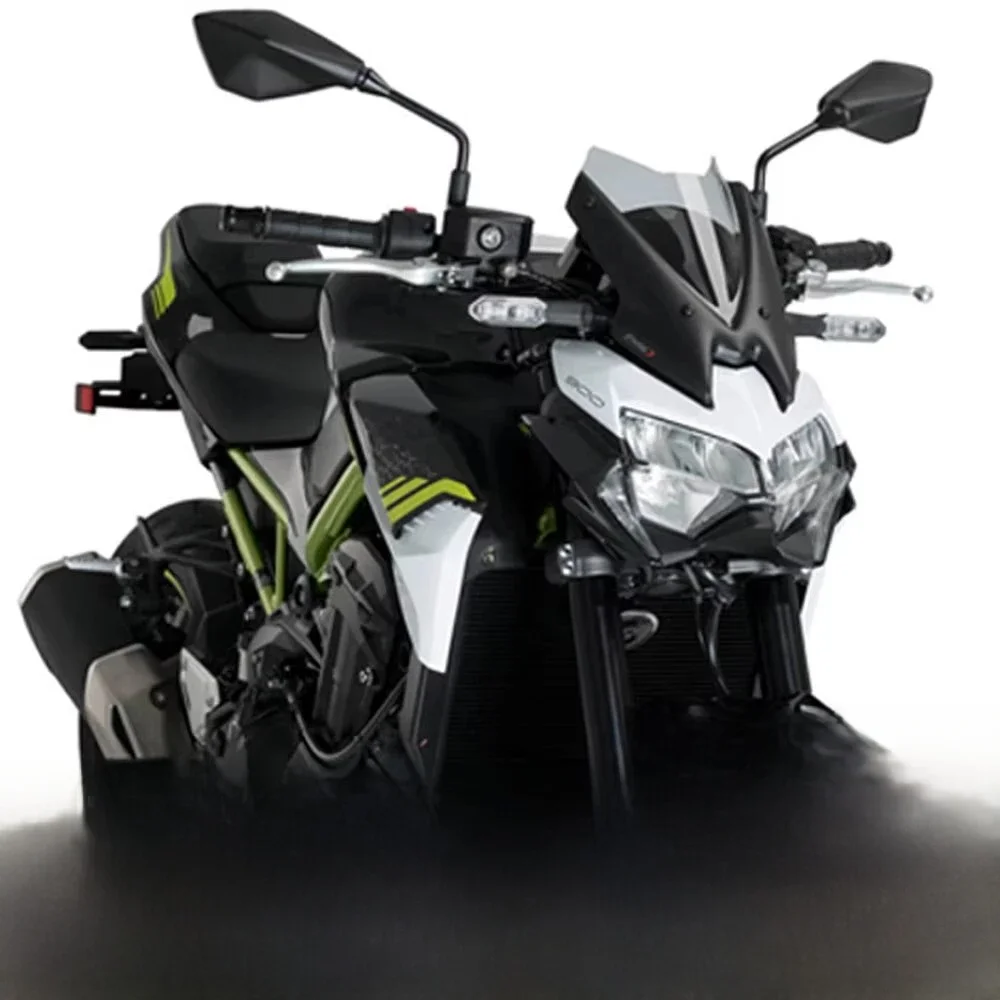 Visière de pare-brise de sport, accessoires de moto pour Kawasaki Z900 Z 900 2020 2021 2022 2023 2024, noir et gris